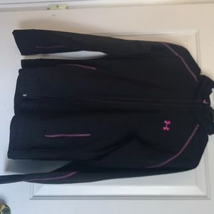 Under armour black zip up jacket